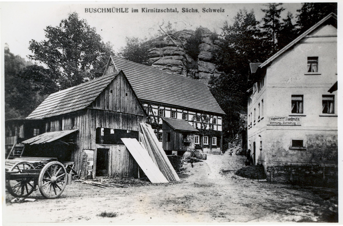 Historische Aufnahme der Buschmühle - Bildrechte: Buschmühle